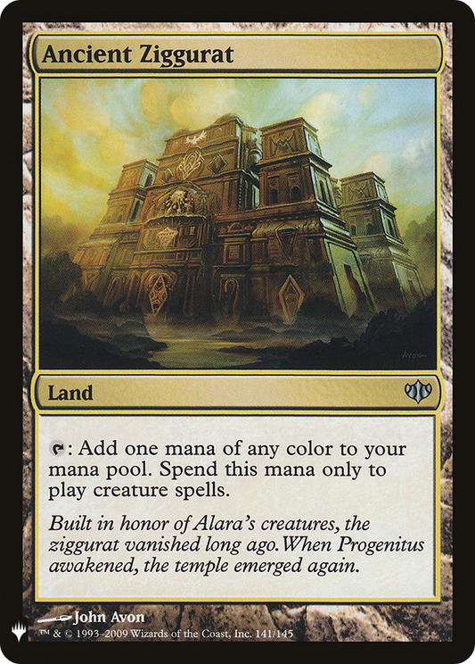 Ancient Ziggurat (CON-141) - The List