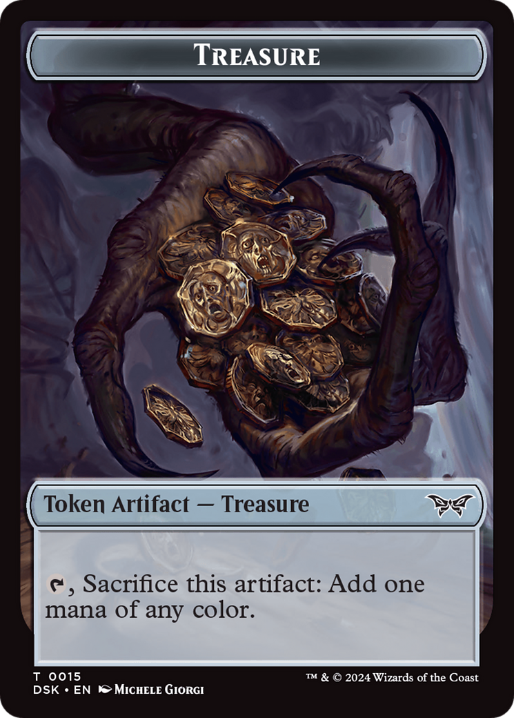 Treasure Token [Duskmourn: House of Horror Tokens] | Silver Goblin