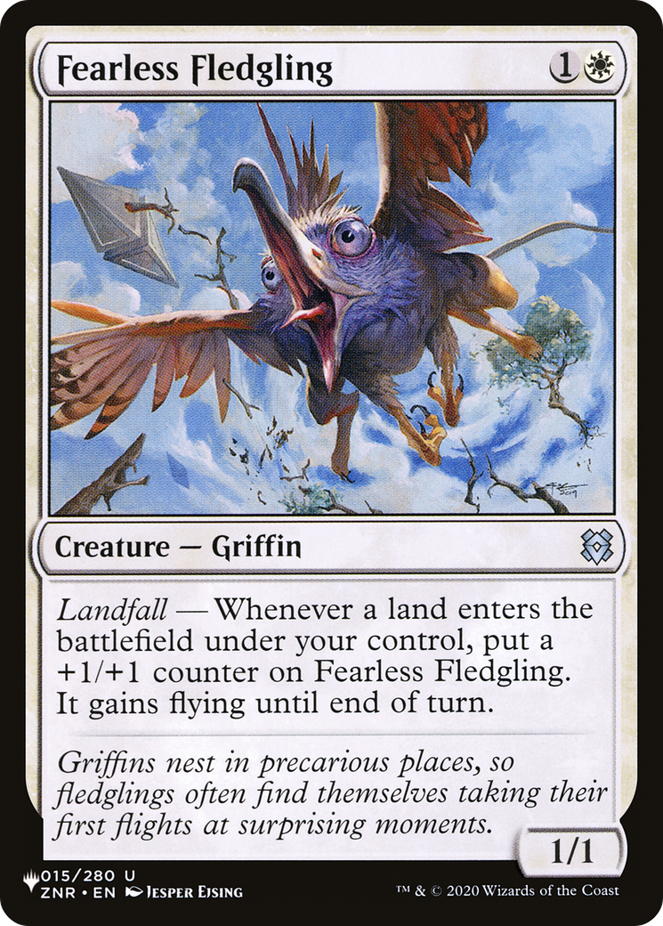 Fearless Fledgling (ZNR-15) - The List
