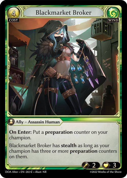 Blackmarket Broker (202) [Dawn of Ashes: Alter Edition] Foil