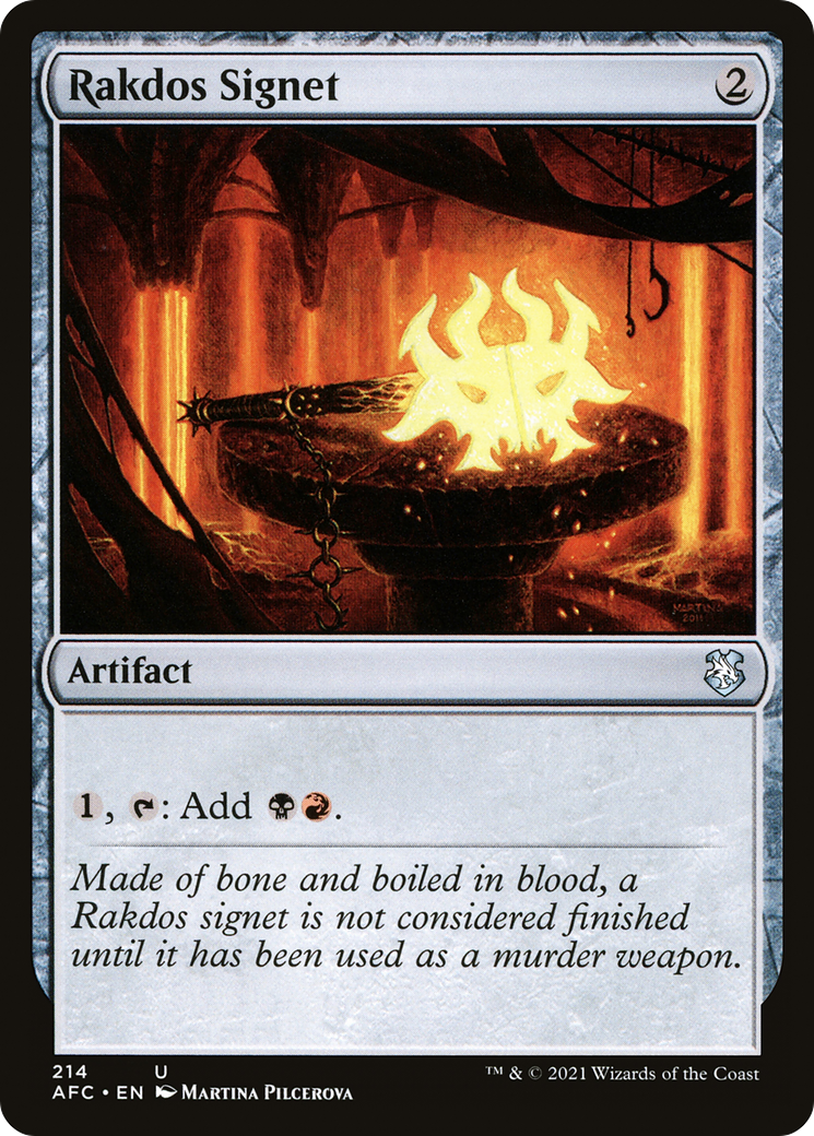 Rakdos Signet (214) - Forgotten Realms Commander