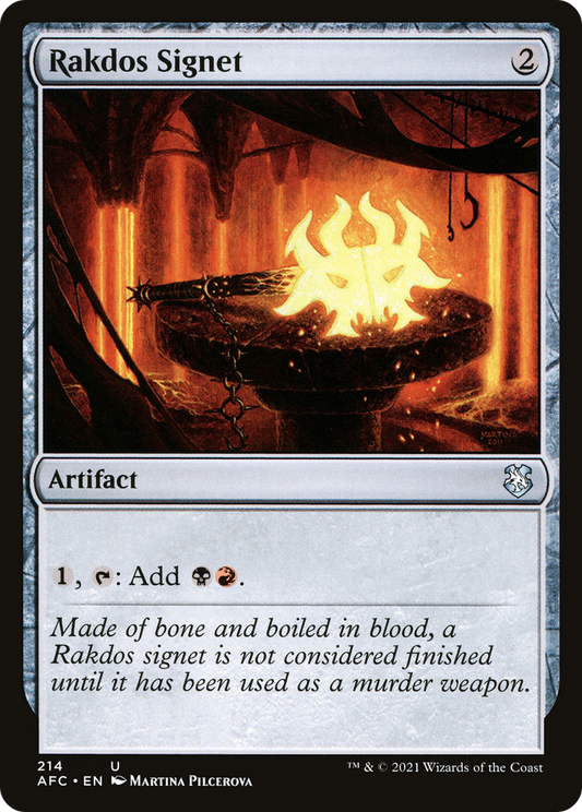 Rakdos Signet (214) - Forgotten Realms Commander
