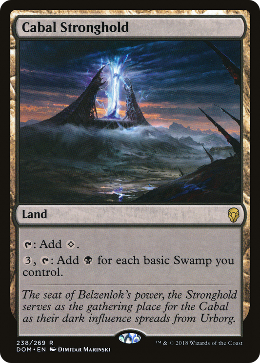 Cabal Stronghold [Dominaria] Foil