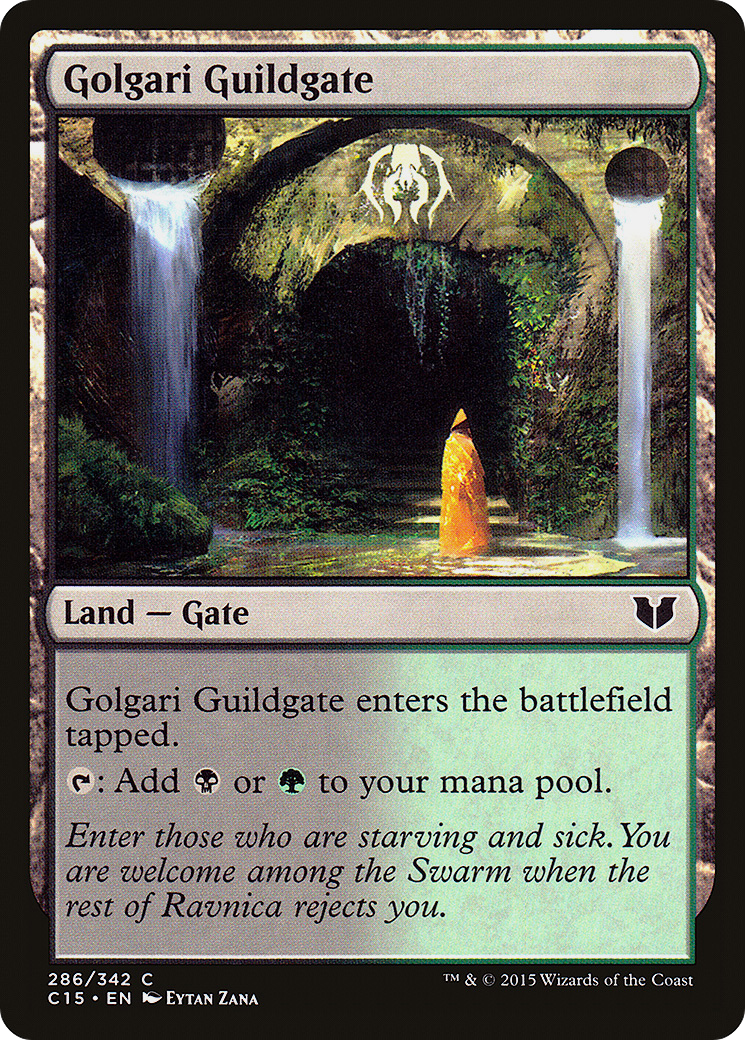 Golgari Guildgate (286) - Commander 2015