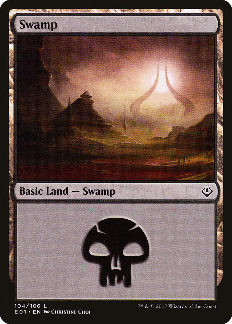 Swamp (104) - Archenemy: Nicol Bolas