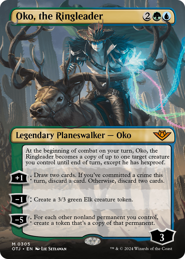 Oko, the Ringleader (Borderless) (305) - Outlaws of Thunder Junction