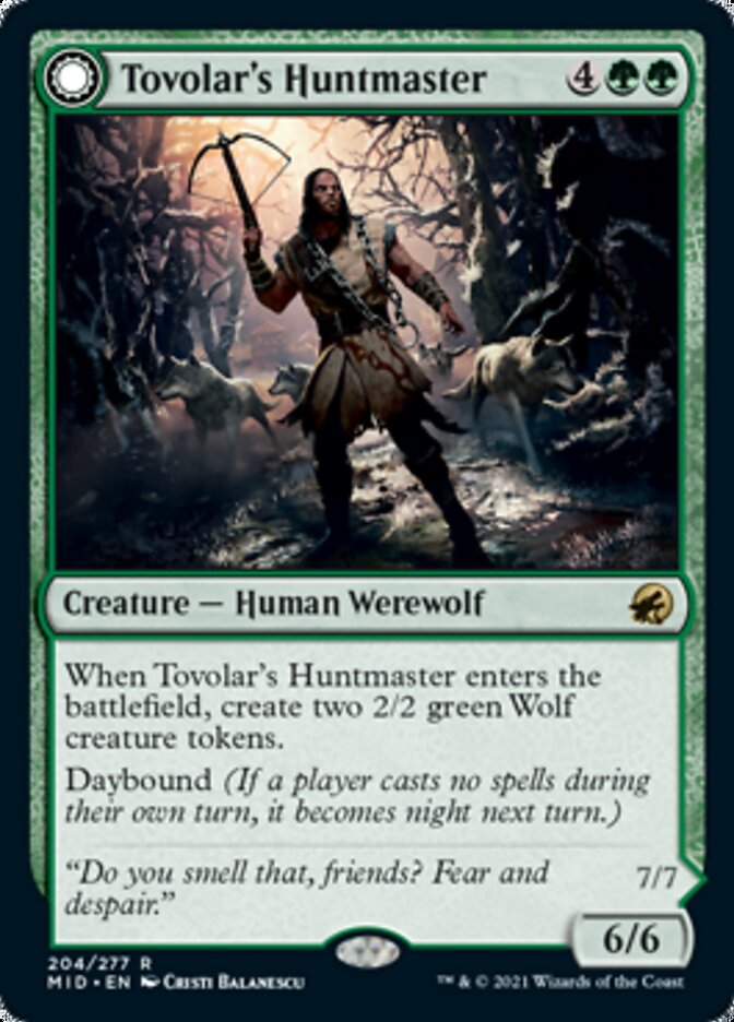 Tovolar's Huntmaster (204) Foil - Innistrad: Midnight Hunt