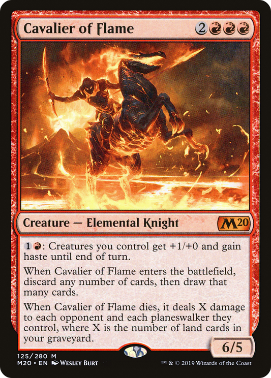 Cavalier of Flame [Core Set 2020] Foil
