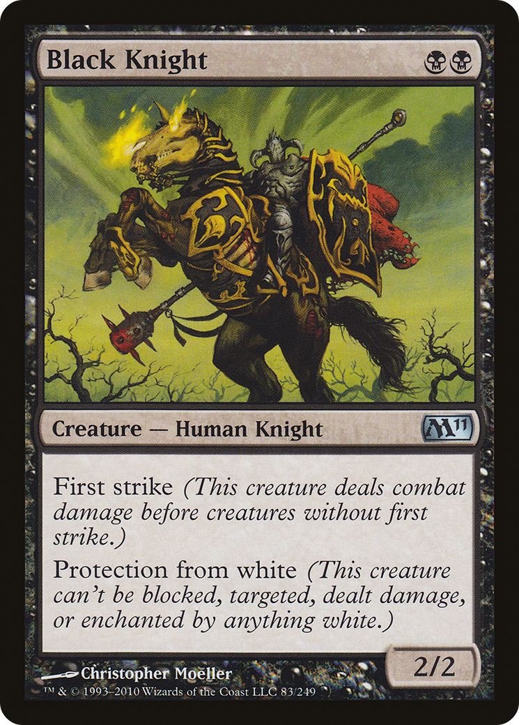 Black Knight (083) Foil - Magic 2011