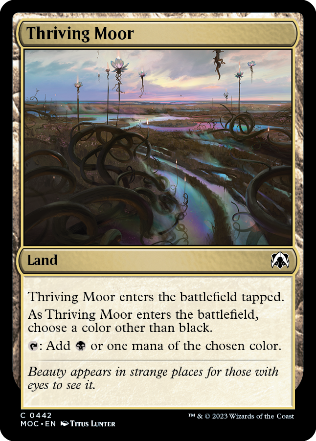 Thriving Moor [March of the Machine Commander] | Silver Goblin