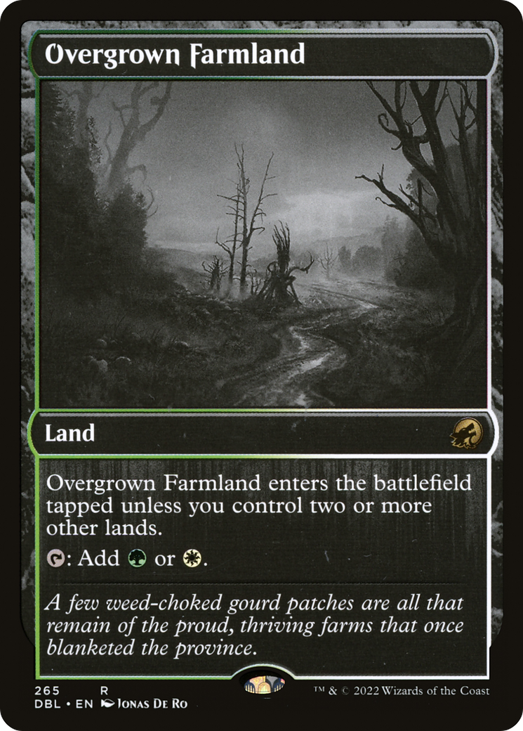 Overgrown Farmland (265) Foil - Innistrad: Double Feature
