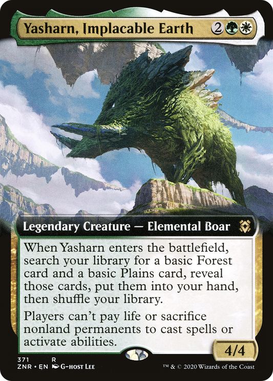 Yasharn, Implacable Earth (Extended Art) (371) - Zendikar Rising