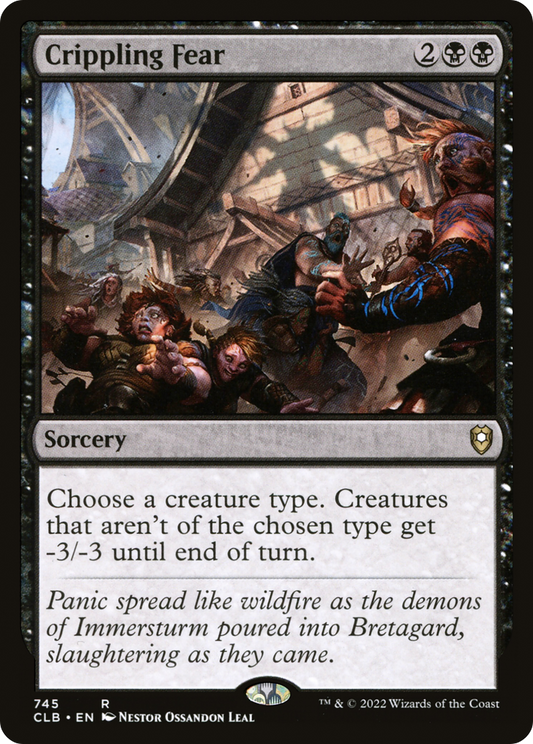 Crippling Fear (745) - Commander Legends: Battle for Baldur's Gate