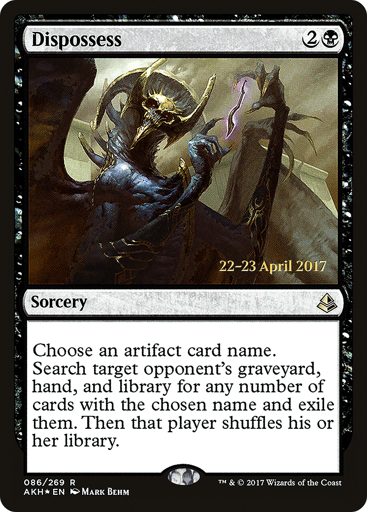 Dispossess (86s) Foil - Amonkhet Promos