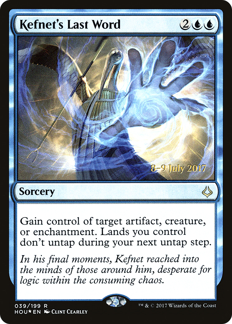 Kefnet's Last Word (039) Foil - Hour of Devastation Promos