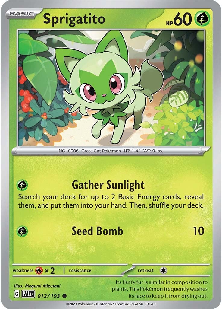 Sprigatito (012/193) [Scarlet & Violet: Paldea Evolved] | Silver Goblin