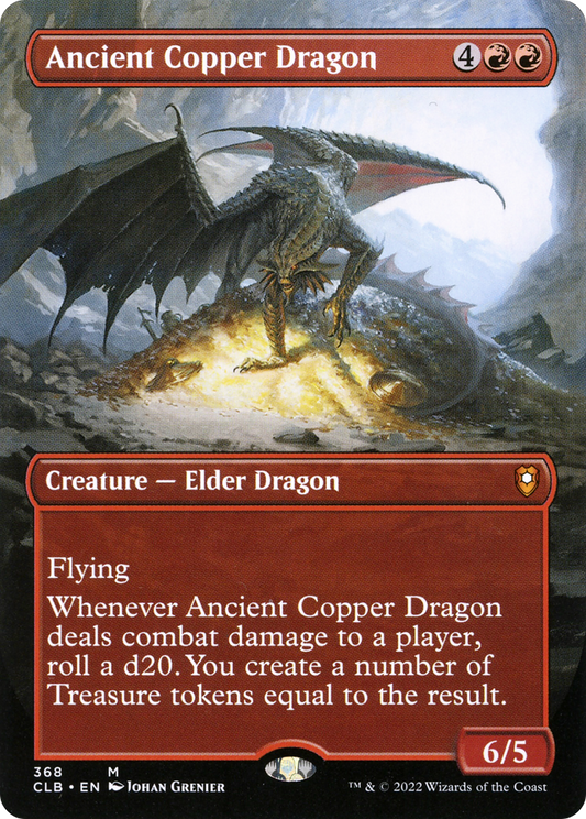 Ancient Copper Dragon (Borderless) (368) - Commander Legends: Battle for Baldur's Gate