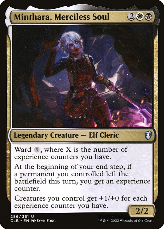 Minthara, Merciless Soul (286) - Commander Legends: Battle for Baldur's Gate