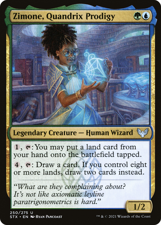Zimone, Quandrix Prodigy [Strixhaven: School of Mages] Foil