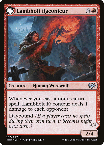Lambholt Raconteur (167) Foil - Innistrad: Crimson Vow