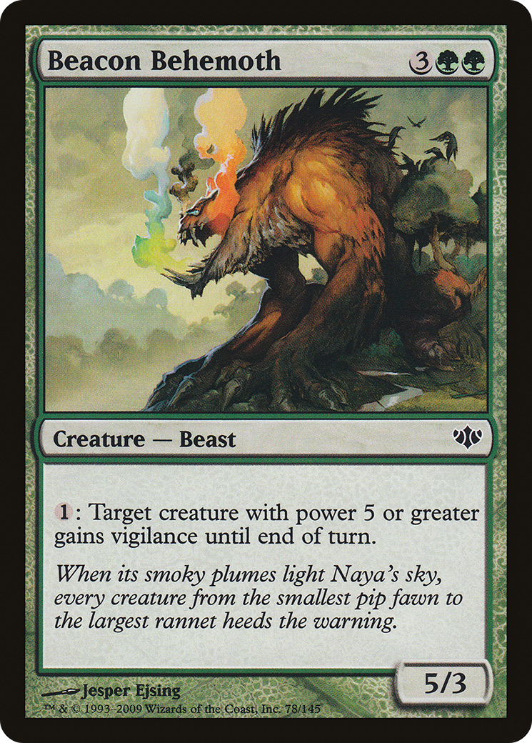 Beacon Behemoth (078) Foil - Conflux