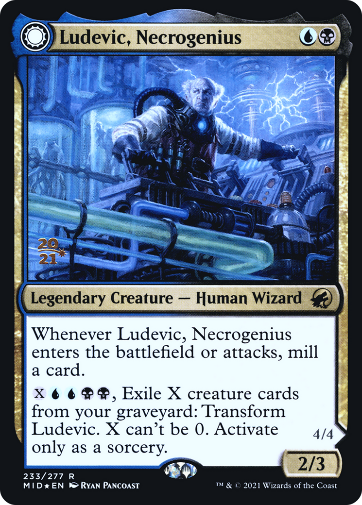 Ludevic, Necrogenius (233) Foil - Innistrad: Midnight Hunt Promos