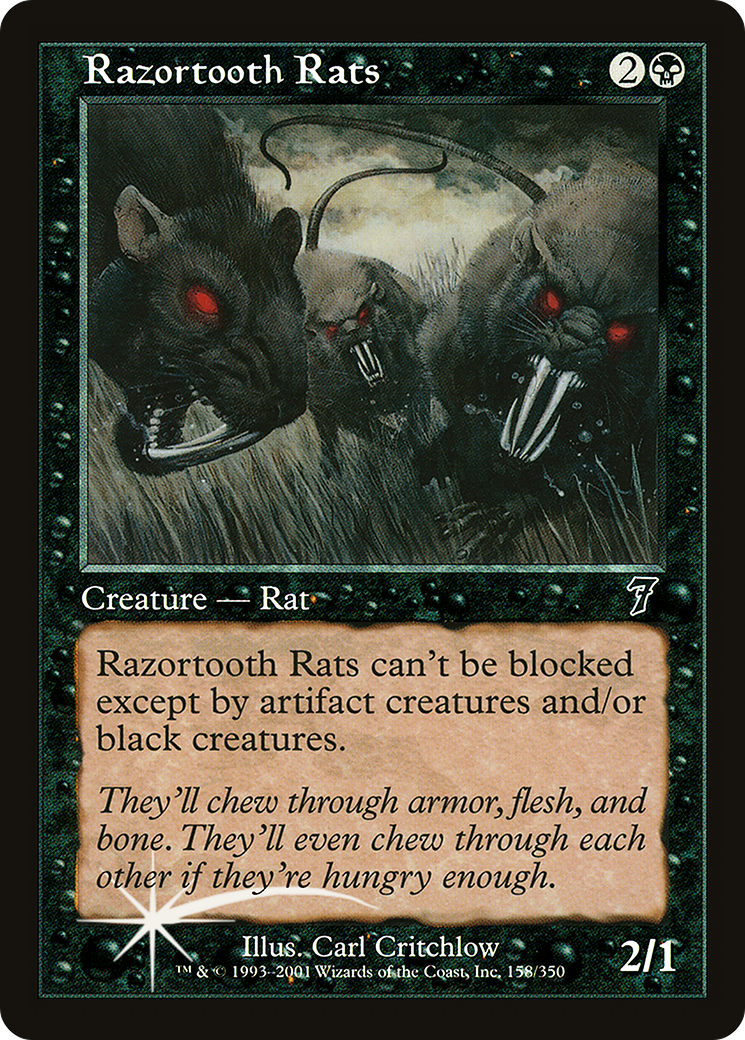 Razortooth Rats (158) - Seventh Edition