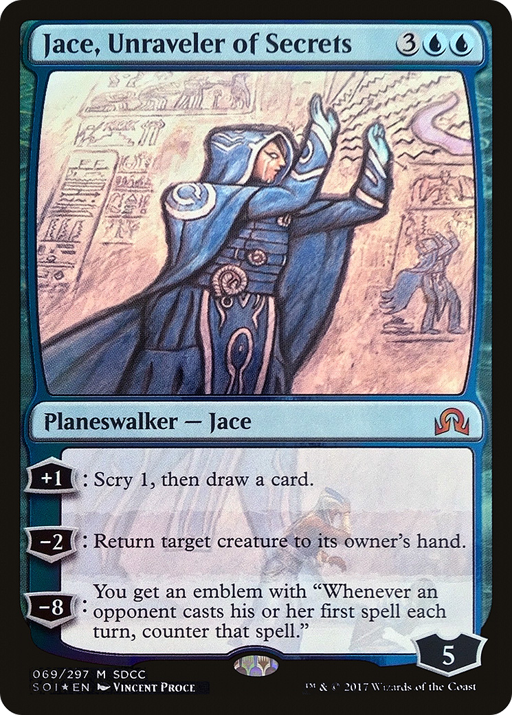 Jace, Unraveler of Secrets (069) Foil - San Diego Comic-Con 2017