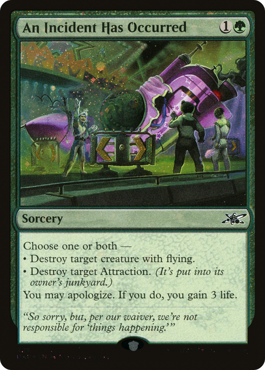An Incident Has Occurred (429) Foil - Unfinity