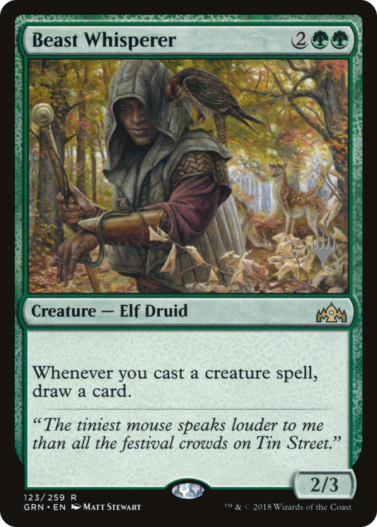 Beast Whisperer (123p) - Guilds of Ravnica Promos