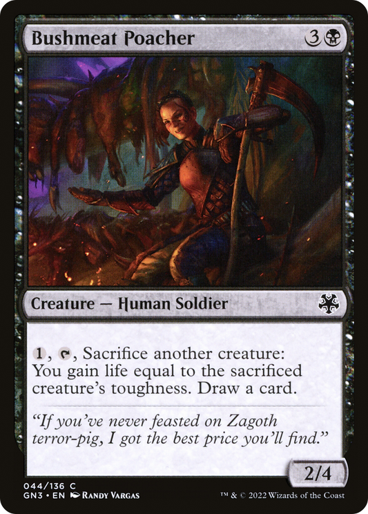 Bushmeat Poacher [Game Night: Free-for-All]