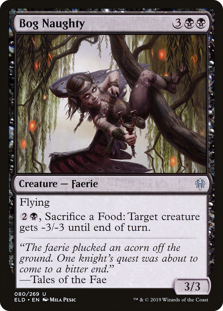 Bog Naughty (080) Foil - Throne of Eldraine