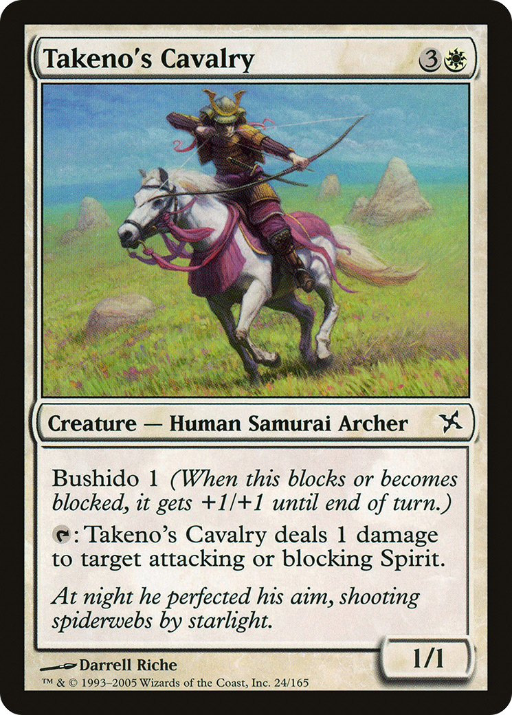 Takeno's Cavalry (024) Foil - Betrayers of Kamigawa