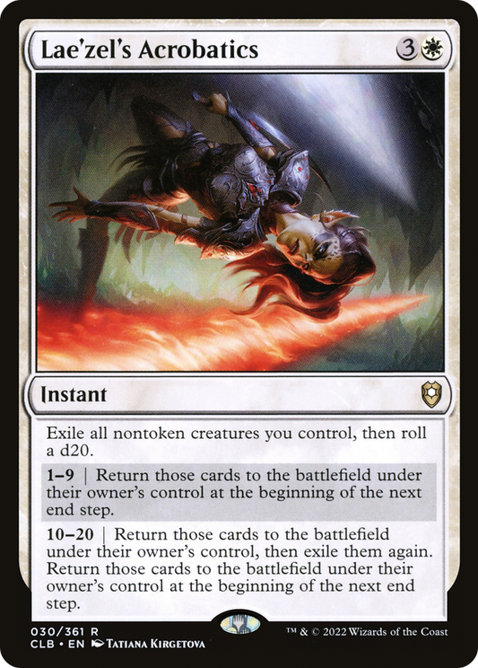 Lae'zel's Acrobatics (030) - Commander Legends: Battle for Baldur's Gate