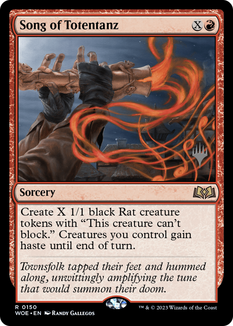Song of Totentanz (150) Foil - Wilds of Eldraine Promos