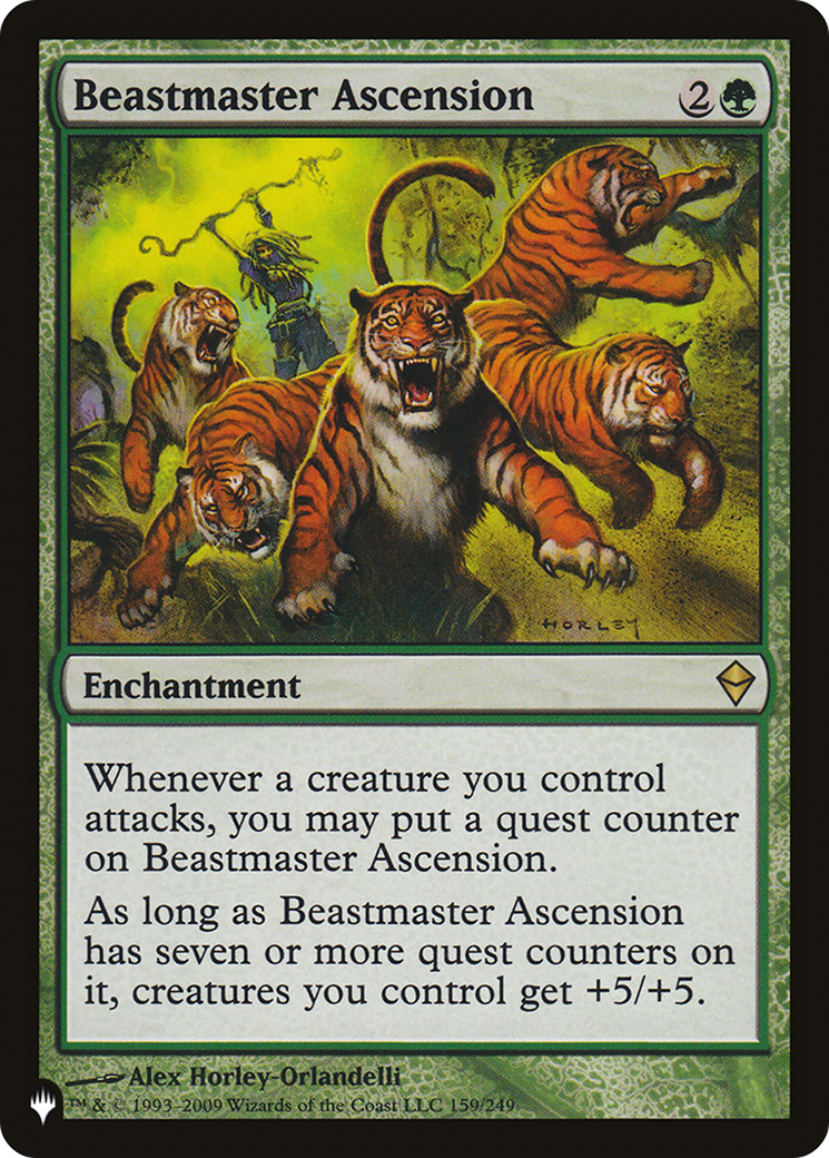 Beastmaster Ascension (ZEN-159) - The List