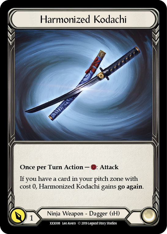 Dawnblade // Harmonized Kodachi [XXX007 // XXX008] (Promo) | Silver Goblin