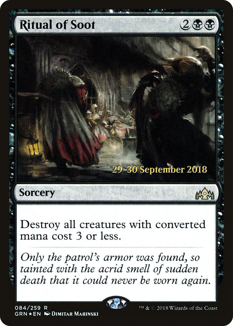 Ritual of Soot (84s) Foil - Guilds of Ravnica Promos
