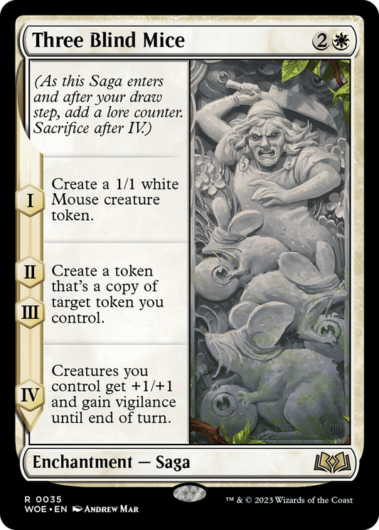 Three Blind Mice (035) Foil - Wilds of Eldraine