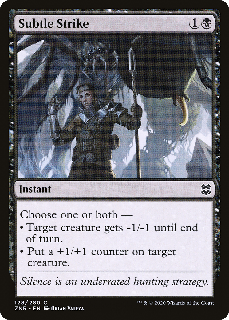 Subtle Strike (128) - Zendikar Rising