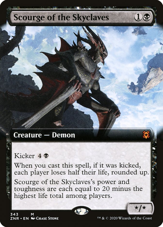 Scourge of the Skyclaves (Extended Art) [Zendikar Rising] | Silver Goblin