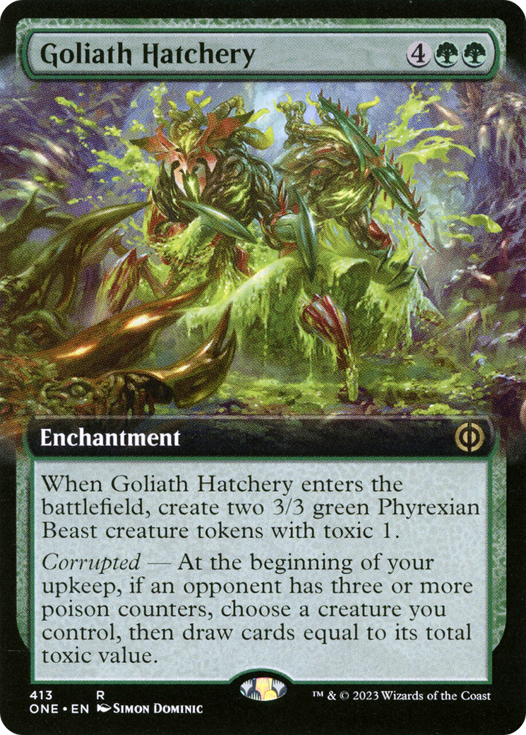 Goliath Hatchery (Extended Art) (413) Foil - Phyrexia: All Will Be One