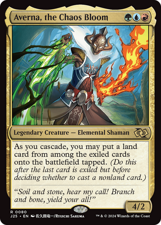 Averna, the Chaos Bloom (Anime) (J25080)  - Foundations Jumpstart