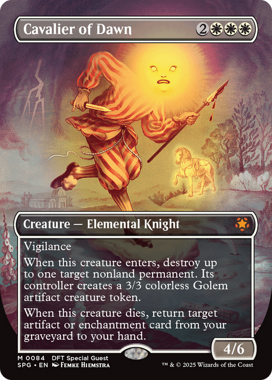 Cavalier of Dawn (Borderless) (-084) - Special Guests Foil