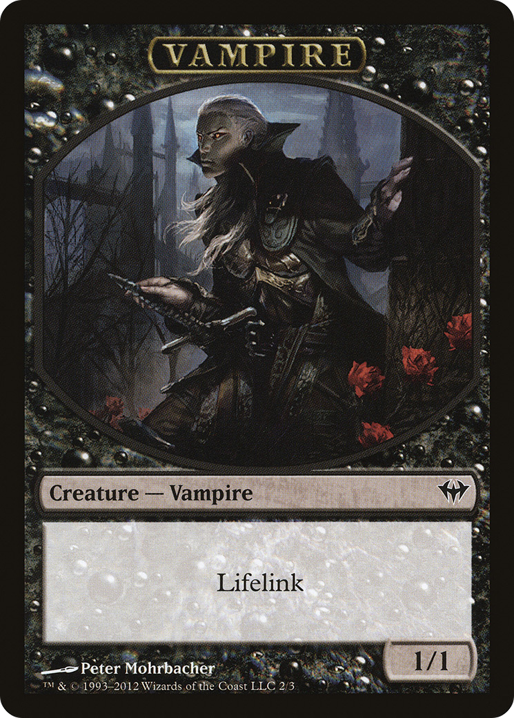 Vampire Token [Dark Ascension Tokens] | Silver Goblin