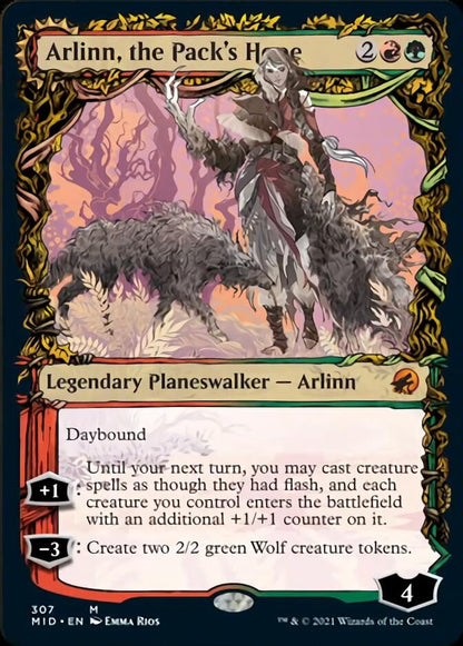 Arlinn, the Pack's Hope (Showcase) (307) Foil - Innistrad: Midnight Hunt