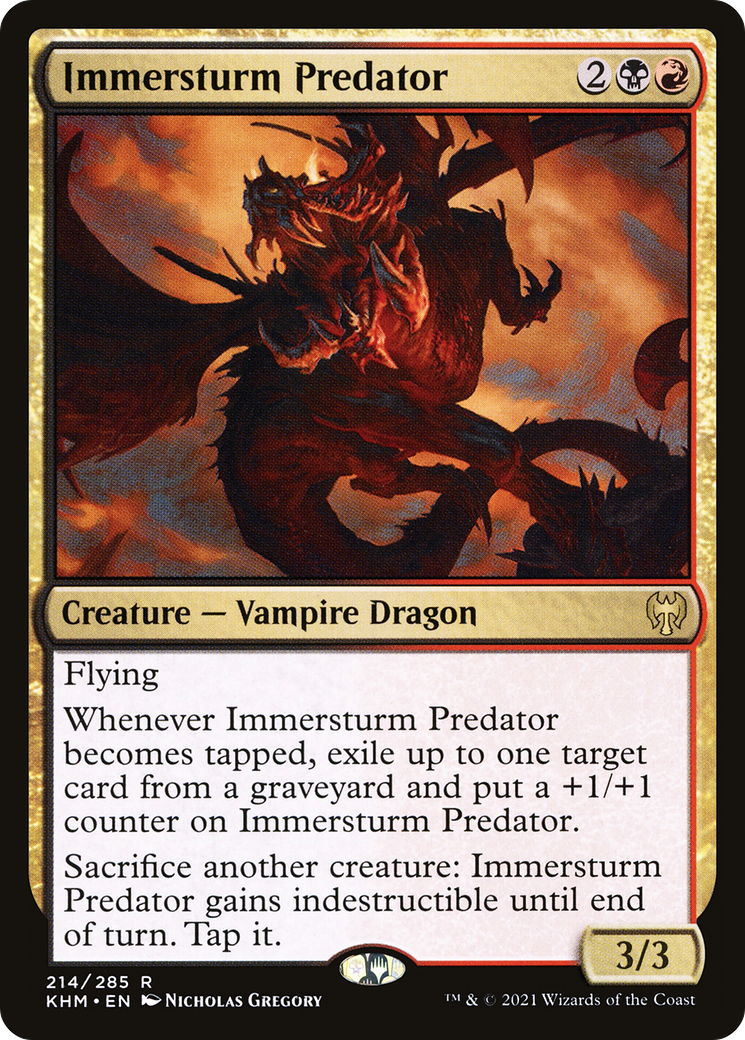 Immersturm Predator (214) Foil - Kaldheim