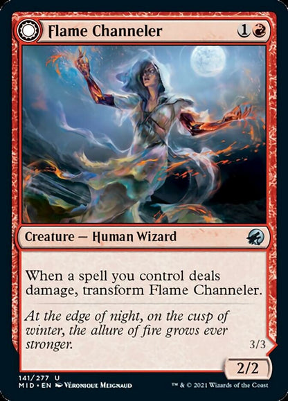 Flame Channeler // Embodiment of Flame (141) Foil - Innistrad: Midnight Hunt