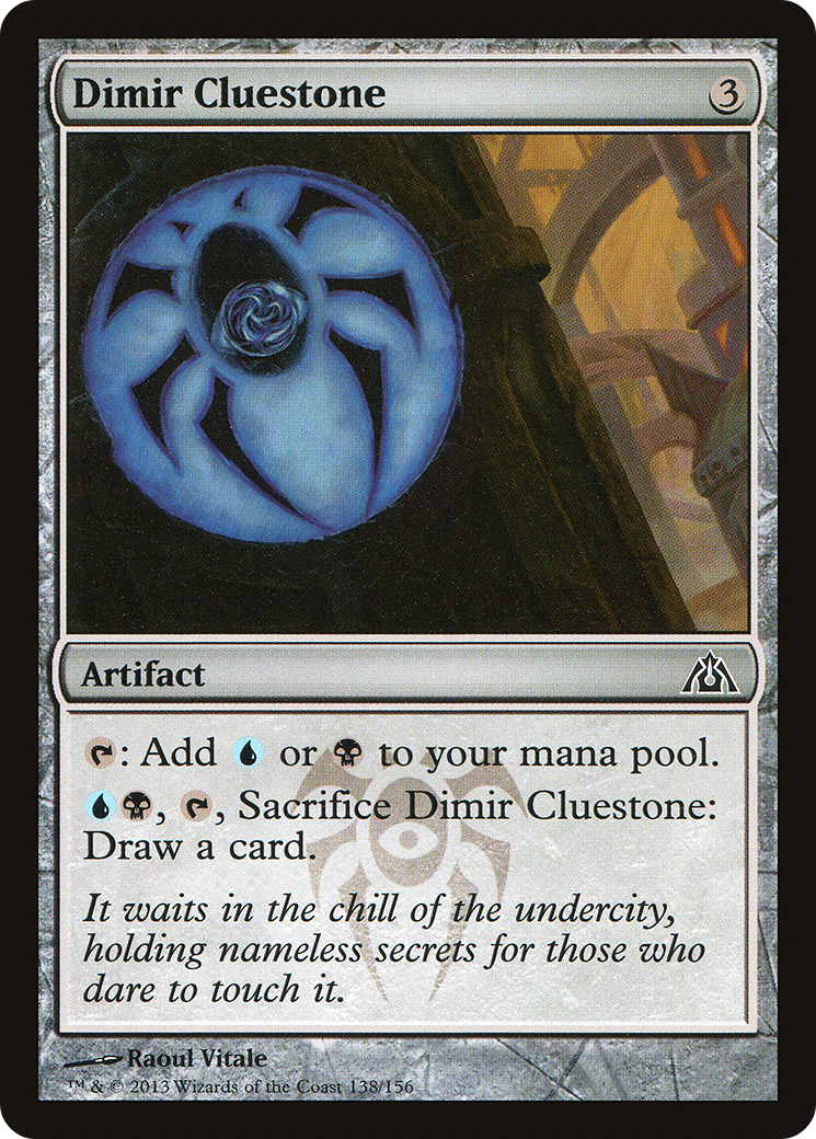 Dimir Cluestone (138) Foil - Dragon's Maze