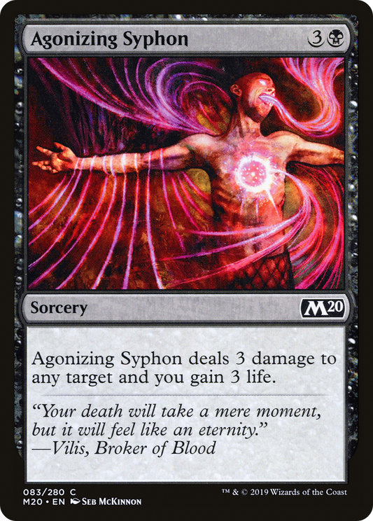 Agonizing Syphon [Core Set 2020] Foil